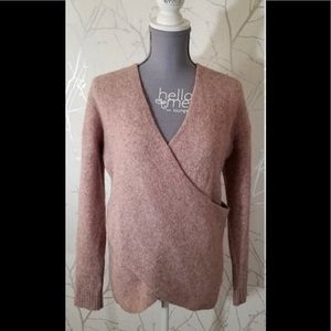 nursing friendly! Babaton | Aritzia Bandini Wool Wrap Sweater